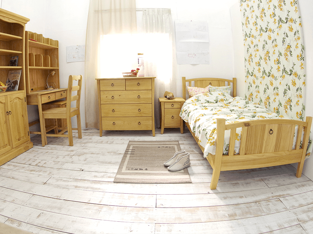 揃えられるカントリーシリーズ家具