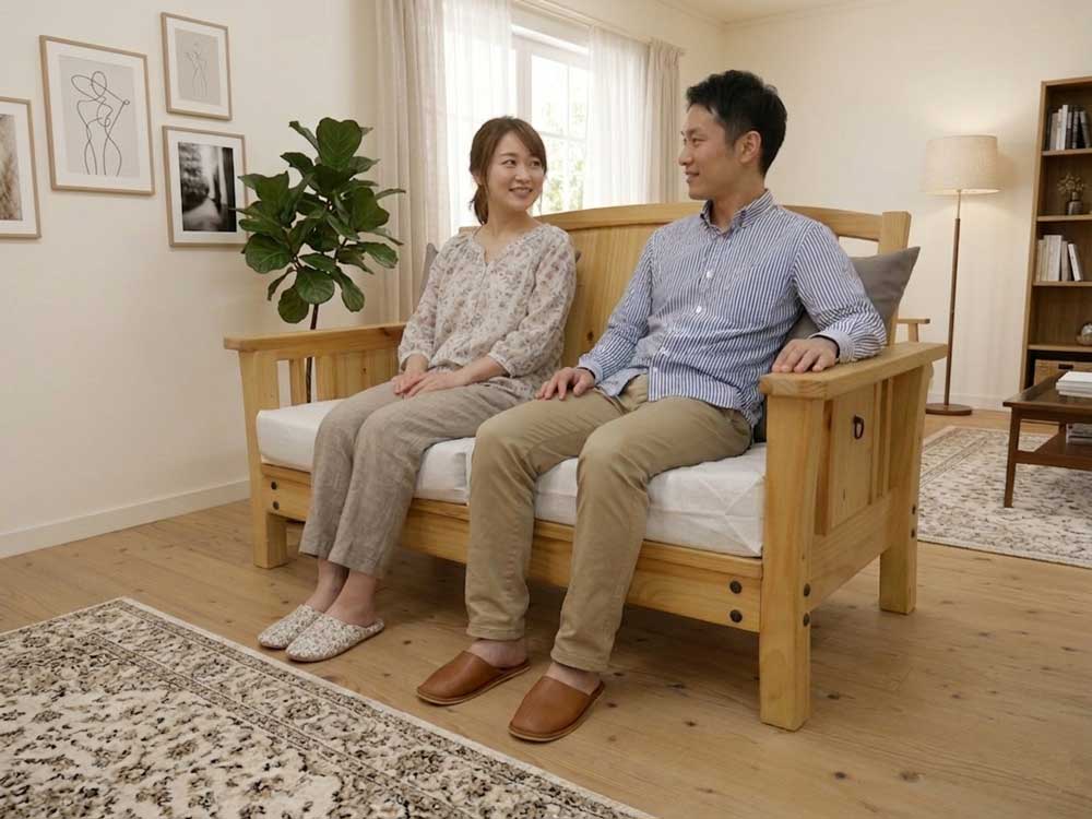 疲れないソファ