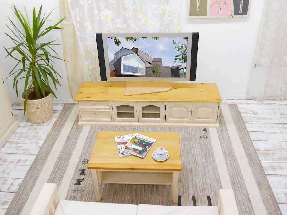 フレンチカントリー家具 テレビ台収納