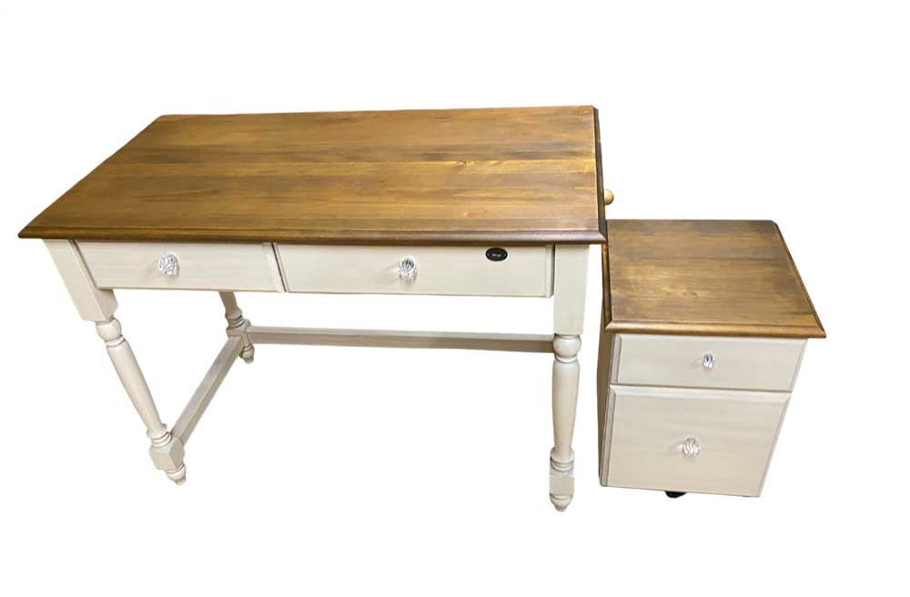 フレンチアンティーク学習机リング取手