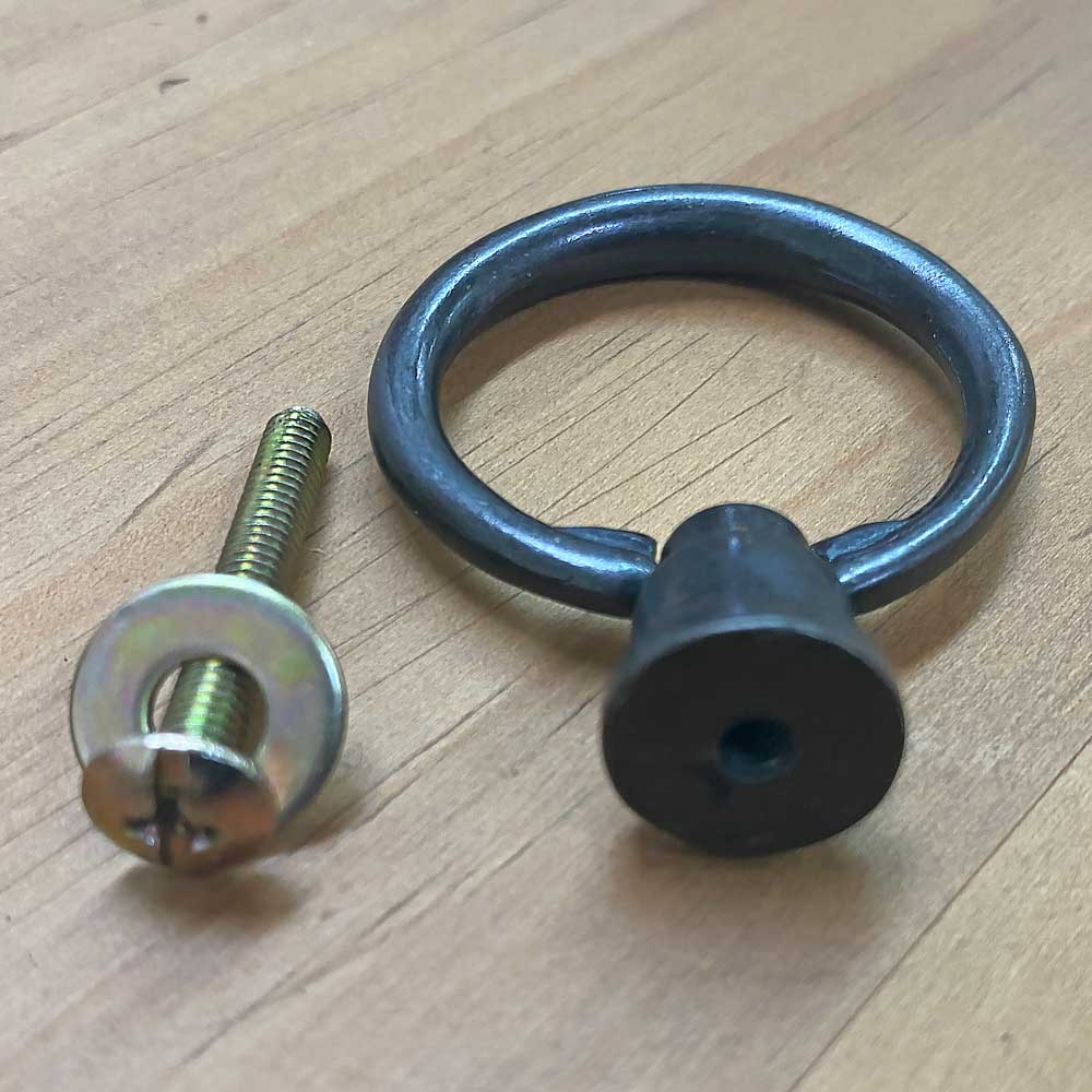 アンティーク調鋳物リング取手