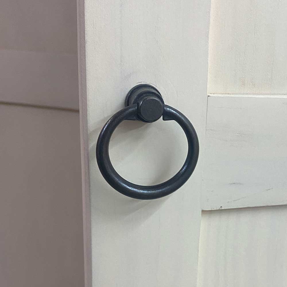 アンティーク調鋳物リング取手